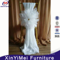 Factory Fancy White Chiffon For Wedding Chair Covers Wholesale